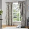Dreams & Drapes Averie Blue Lined Pencil Pleat Curtains